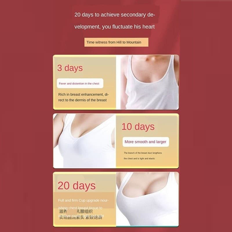 เพิ่ม AL Size As Fast ใช้ได้กับ! ครีมนวดเอสเซนส์เต้านมสําหรับหน้าอกร่างกายที่ช่วยเพิ่มความเต่งตึงอย่างมีประสิทธิภาพ รูปที่ 9