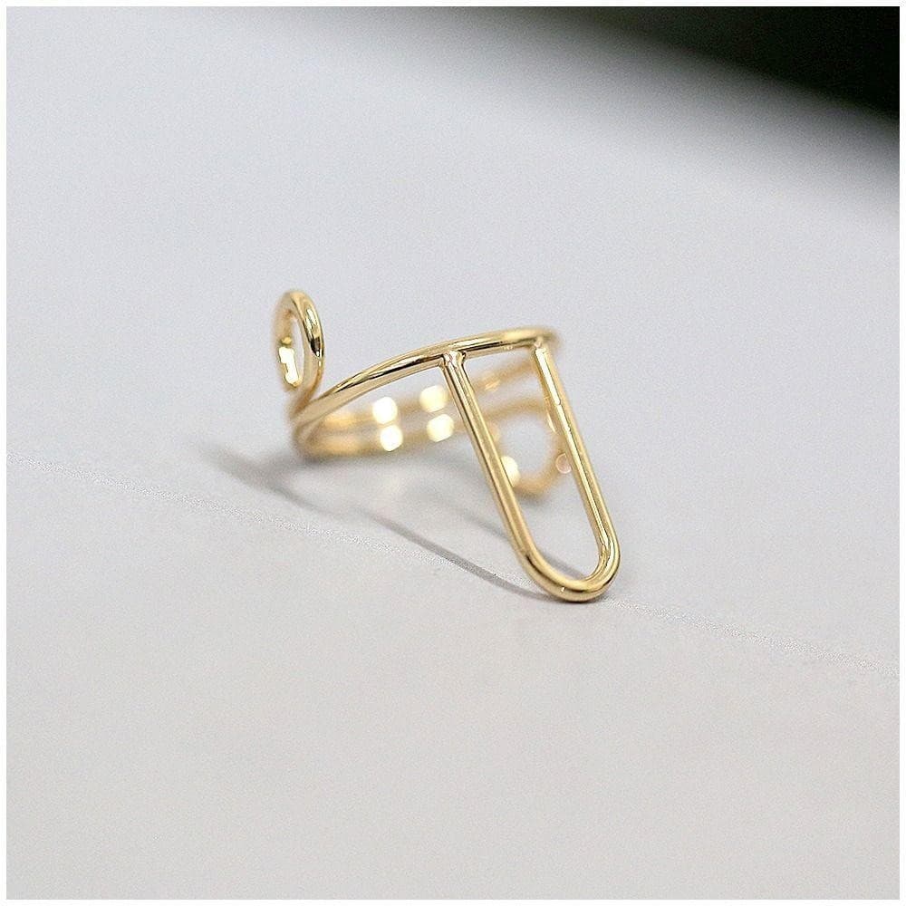 MILD Nail Rings, Gold Color Reusable Fingertip Nail Rings, Silver Color ถอดใช้งานง่าย Phalanx Ring Nail Art Decorative รูปที่ 8