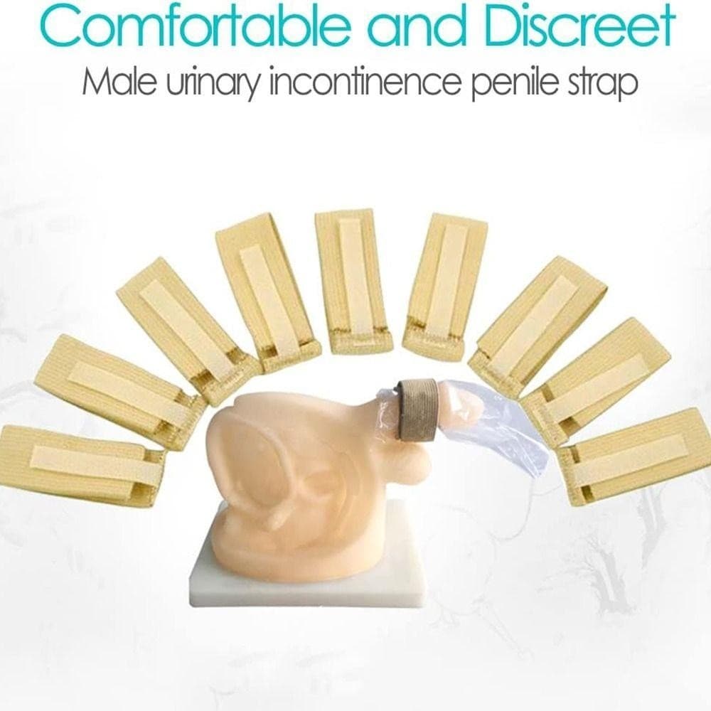 Aswell Men Catheter Supplies,Reusable Elastic Male External Catheter Kit, No Leaking Adjustable Male Catheter Fixer รูปที่ 3