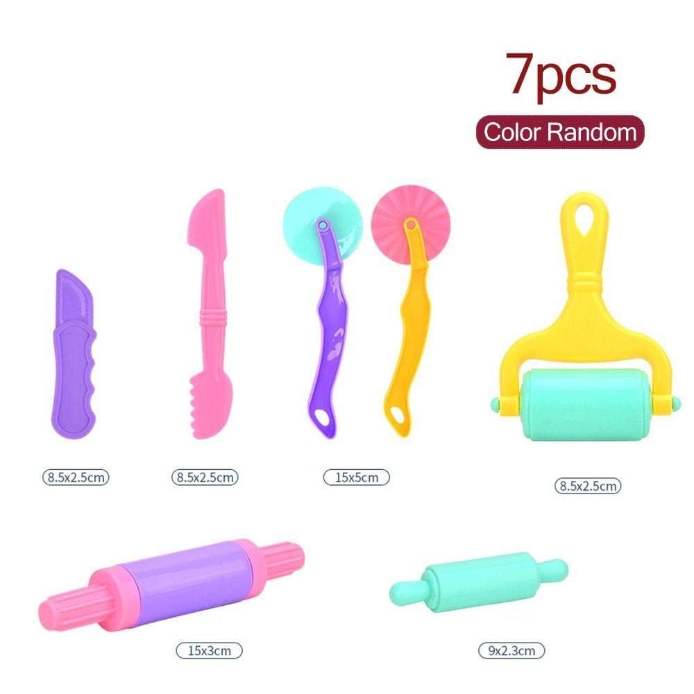 Aomsom Plasticine Mold, DIY Plastic Modeling Clay Accessories, Creative Animal Shape ของเล่นเพื่อการศึกษา เครื่องทําก๋วยเตี๋ยว Play Dough Tool Kit เด็ก รูปที่ 4