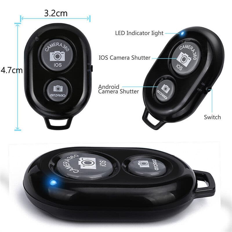 รีโมทบลูทูธ รีโมทมือถือ แถมถ่าน พร้อมใช้ รีโมทถ่ายรูป remote bluetooth shutter รีโมทถ่ายรูปเซลฟี ใช้งานง่าย ดีไซน์สวย รูปที่ 6