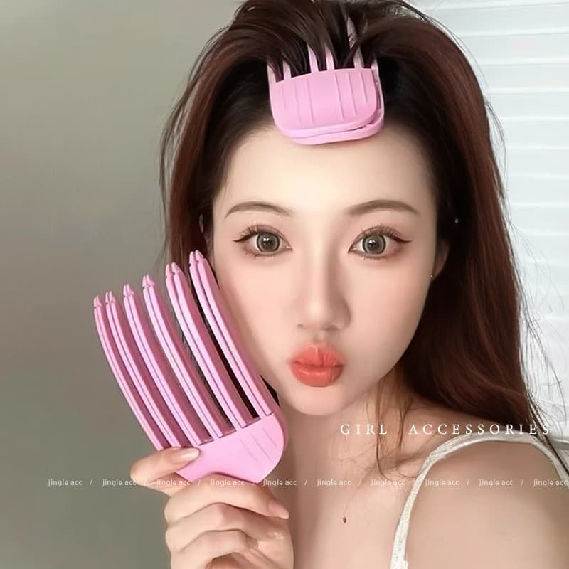 High Head Top Artifact หวีรากผมธรรมชาติปุยขี้เกียจ Traceless กิ๊บติดผมผม Fluffy Shaping Artifact รูปที่ 8