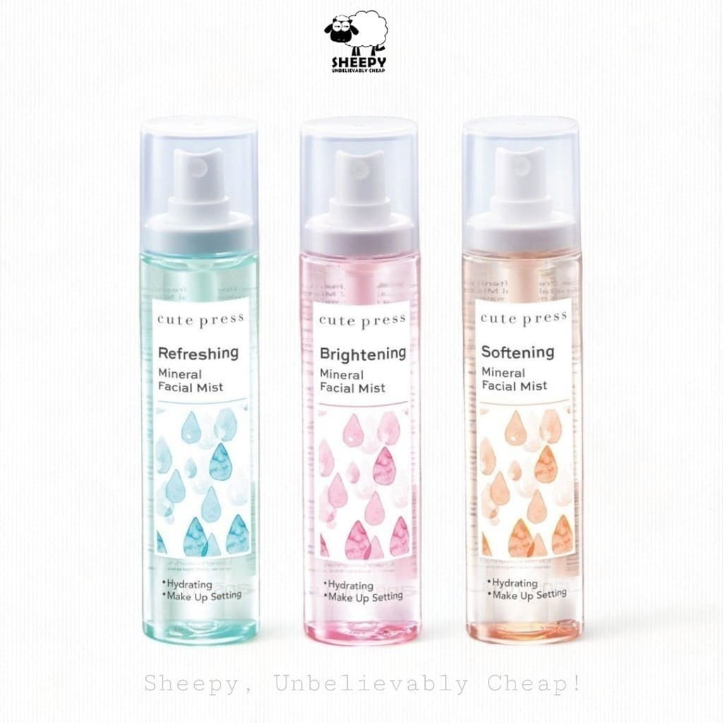 Cute Press สเปรย์น้ำแร่ สำหรับผิวหน้า มิเนรัล เฟเชียล มิสท์ Mineral facial Mist 100มล รูปที่ 1