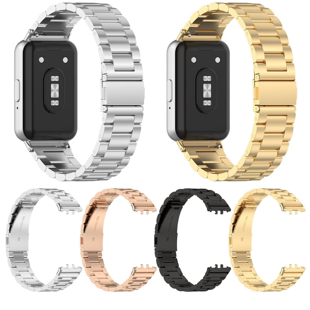 สายนาฬิกา Galaxy watch Fit 3 Fit3 สาย สายนาฬิกาข้อมือ โลหะสเตนเลส อุปกรณ์เสริม สําหรับ Samsung Galaxy Fit 3 รูปที่ 2