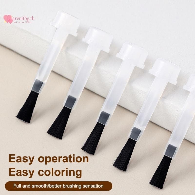 RENBG แปรงยาทาเล็บขวด 1 กล่อง พร้อมแปรงเปลี่ยน Liquid Applicators เครื่องมือทําเล็บ TH รูปที่ 7