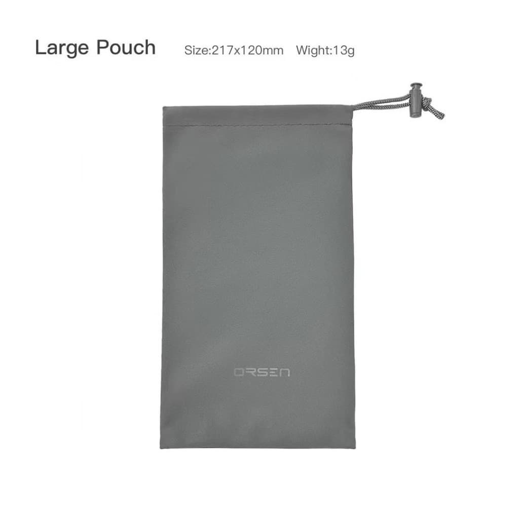Orsen by Eloop Pouch ซองผ้า ถุงผ้าหูรูด ไซส์ S M Lกระเป๋าหูรูด อเนกประสงค์ ซองใส่พาวเวอร์แบงค์ ของแท้ รูปที่ 9