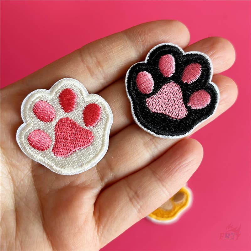 แผ่นสติกเกอร์ Q Claws มีกาวในตัว สําหรับติดตกแต่ง แผ่นแพทช์รีดติดเสื้อ สําหรับตกแต่งเสื้อผ้า กระเป๋า 1 ชิ้น รูปที่ 3