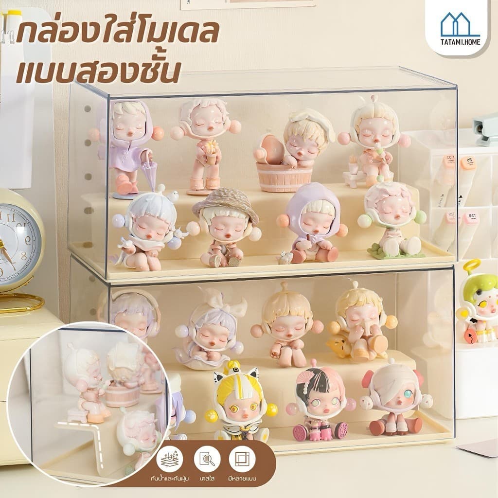 กล่องโมเดล ชั้นวางโมเดล อคริลิค กล่องฟิกเกอร์ ตู้โมเดล ตู้โชว์ตุ๊กตา รูปที่ 1