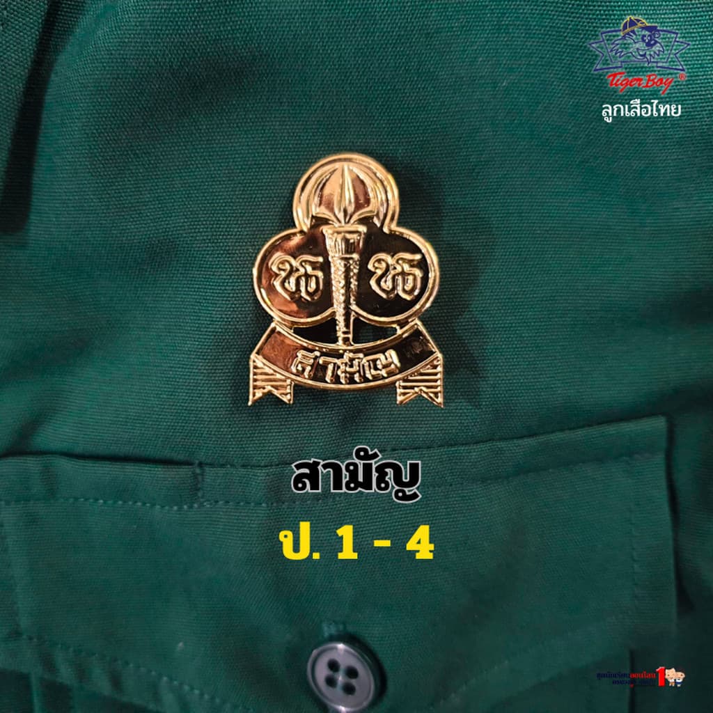 เข็มติดหน้าอก เนตรนารี ประถม - มัธยม รูปที่ 2