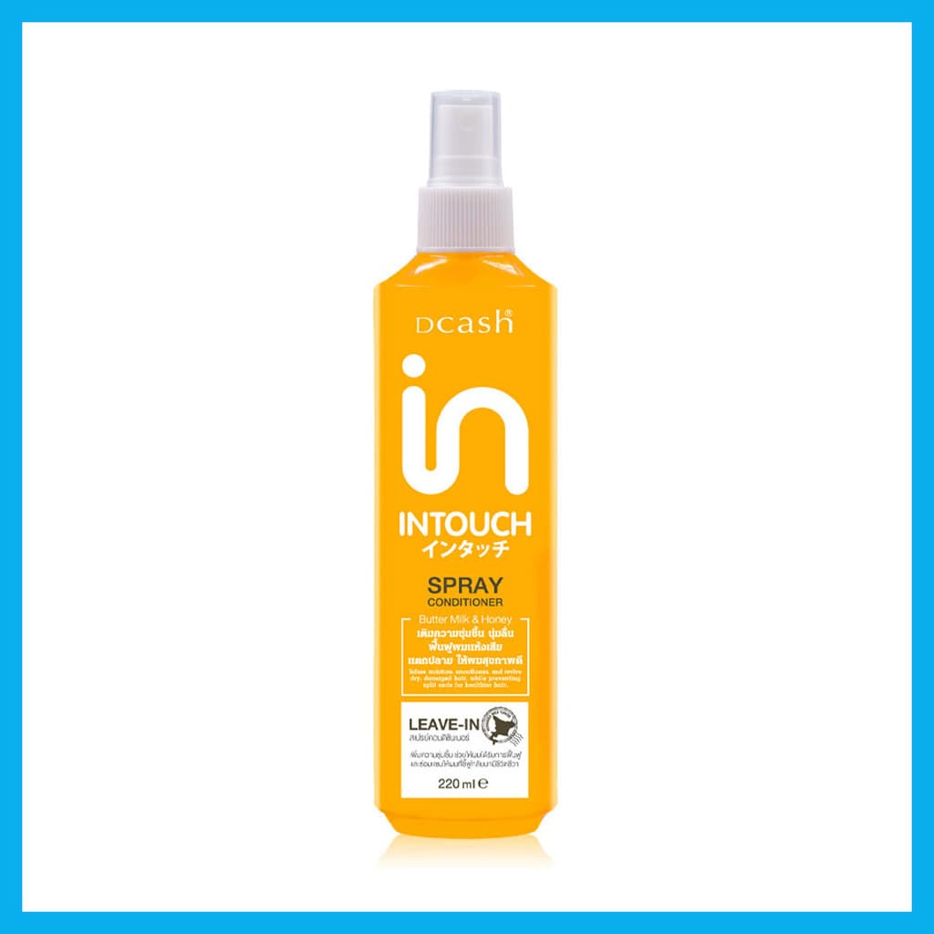Dcash Intouch Butter Milk And Honey Spray Conditioner 220ml ผลิตภัณฑ์สเปรย์บำรุงผม. รูปที่ 5