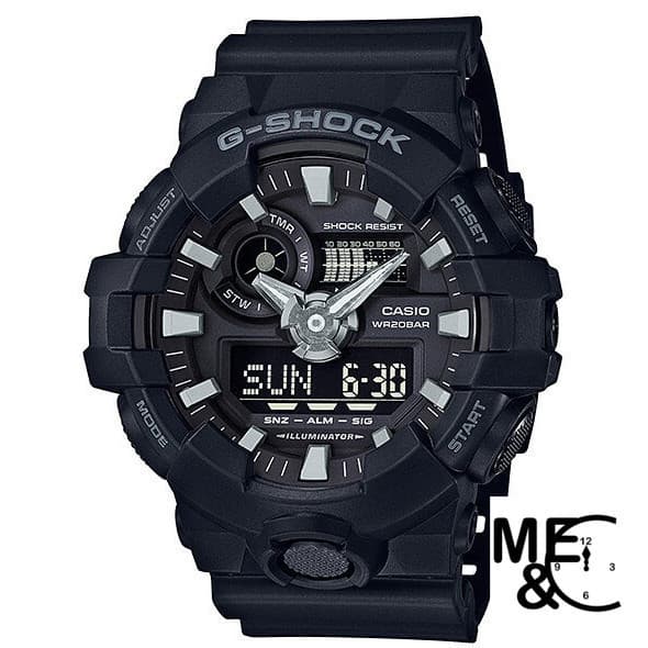 { } CASIO G-SHOCK GA-700-1BDR ของแท้ ประกัน CMG รูปที่ 1