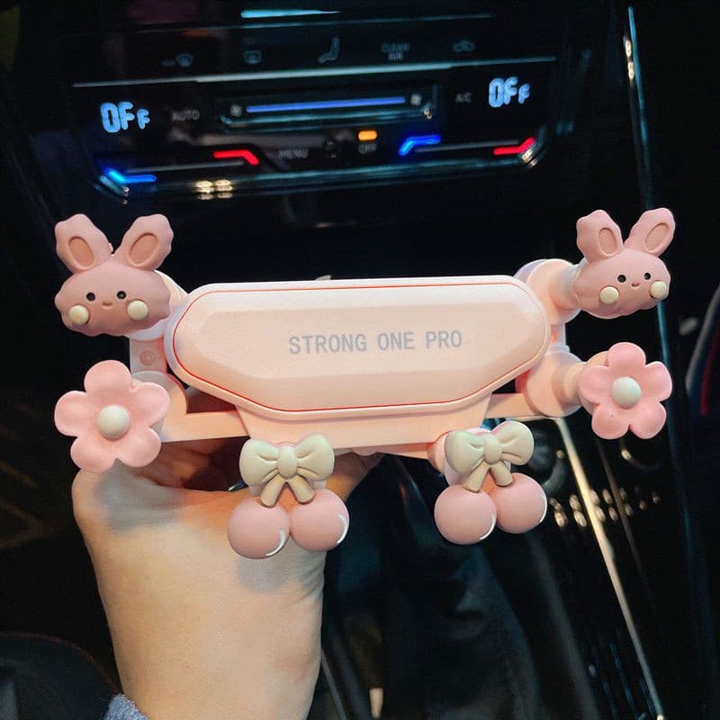 iPhone Xiaomi Samsung ที่วางโทรศัพท์ในรถยนต์ อุปกรณ์ภายในรถยนต์น่ารัก ที่จับมือถือในรถยนต์ phone holder car ที่วางโทรศัพท์ในรถ ที่วางโทรศัพท์ ที่วางโทรศัพท์มือถือในรถการ์ตูนน่ารัก ที่ยึดมือถือในรถ ที่วางโทรศัพท์มือถือ โลหะ รองรับ รูปที่ 3