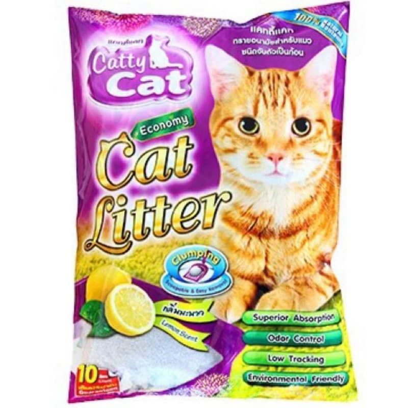 Catty Cat ทรายอนามัยสำหรับแมว ขนาด 10 ลิตร มีหลายกลิิ่น รูปที่ 5
