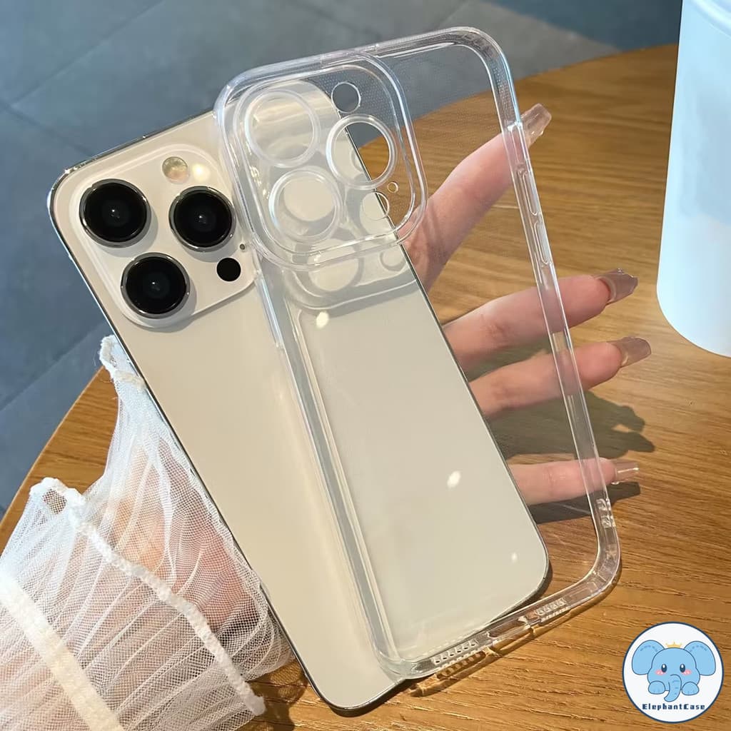 ส่งจากไทยซองกันกระแทกแบบง่ายรองรับสำหรับ iPhone 16 15 11 12 13 14 Pro Max 7 8 6 6s Plus XR X XS Max 14 15 Plus SE 2020 รูปที่ 4