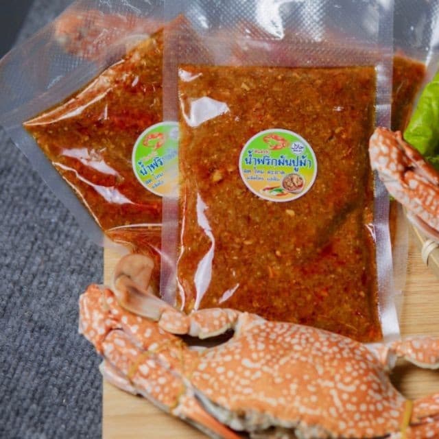 น้ำพริกมันปูม้า 120g. เจ้าตำรับปรุงสำเร็จพร้อมทาน รูปที่ 3
