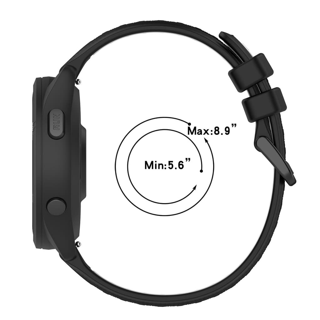 สายนาฬิกาgarmin265/265s/255/255s/245/245s/165/55/venu2/venu2s/venu3/venu3s/venu2plusสองสีชลิโคน รูปที่ 8