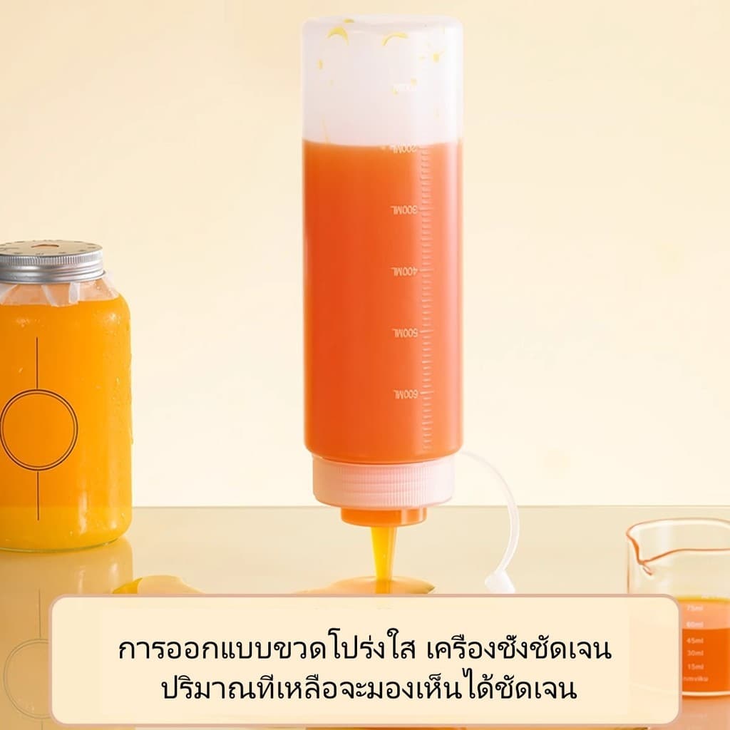litai ขวดบีบซอส/ซอสสลัดมะเขือเทศ กระปุกบีบปากแหลมพลาสติก/ขวดซอสปรุงรสในครัวเรือน รูปที่ 9
