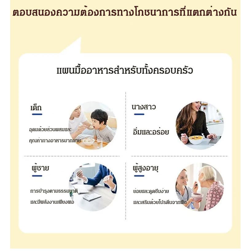 โจ๊กดูแลสุขภาพเจ็ดวัน / โจ๊กทันที/โจ๊กซีเรียลเซเว่นเดย์/ข้าวต้มเพื่อสุขภาพ รูปที่ 5