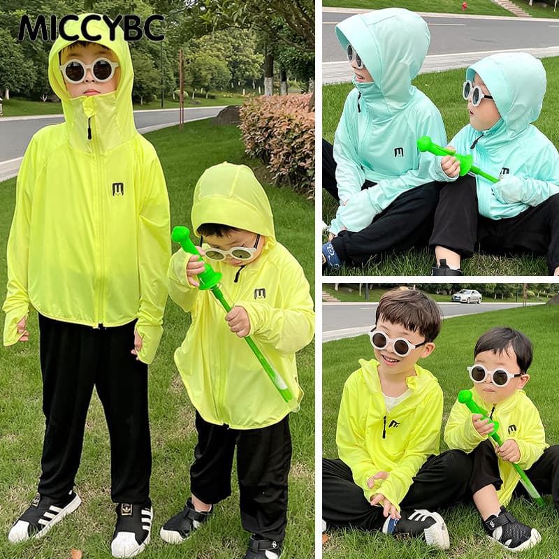 50%Off 3-12 ปี เสื้อแจ็กเก็ต ป้องกันรังสียูวี ป้องกันแดด แฟชั่นฤดูร้อน สําหรับเด็ก เสื้อคลุมกันแดด มีฮู้ด ผ้าเรยอน ระบายอากาศได้ดี ป้องกันรังสีอัลตราไวโอเลต ลายกระต่าย แฟชั่นฤดูร้อน สําหรับเด็กผู้ชาย และเด็กผู้หญิง รูปที่ 7