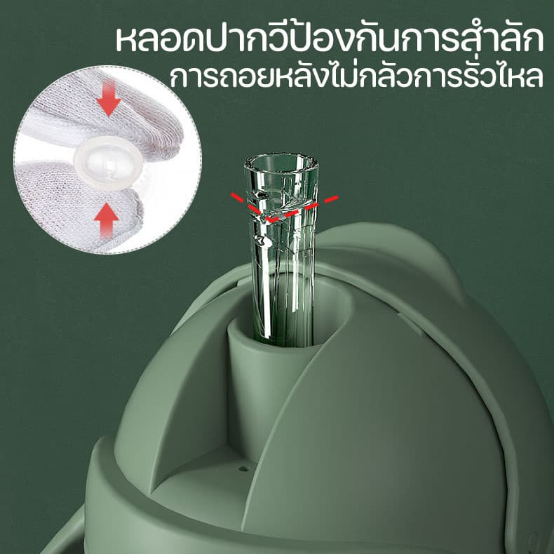 Berma Baby ขวดน้ำเด็ก แก้วหัดดื่มกันสำลัก หัดดื่มน้ำ 220ml 300ml หลอดกันสำลัก นอนดูดน้ำไม่หกต้ รูปที่ 2