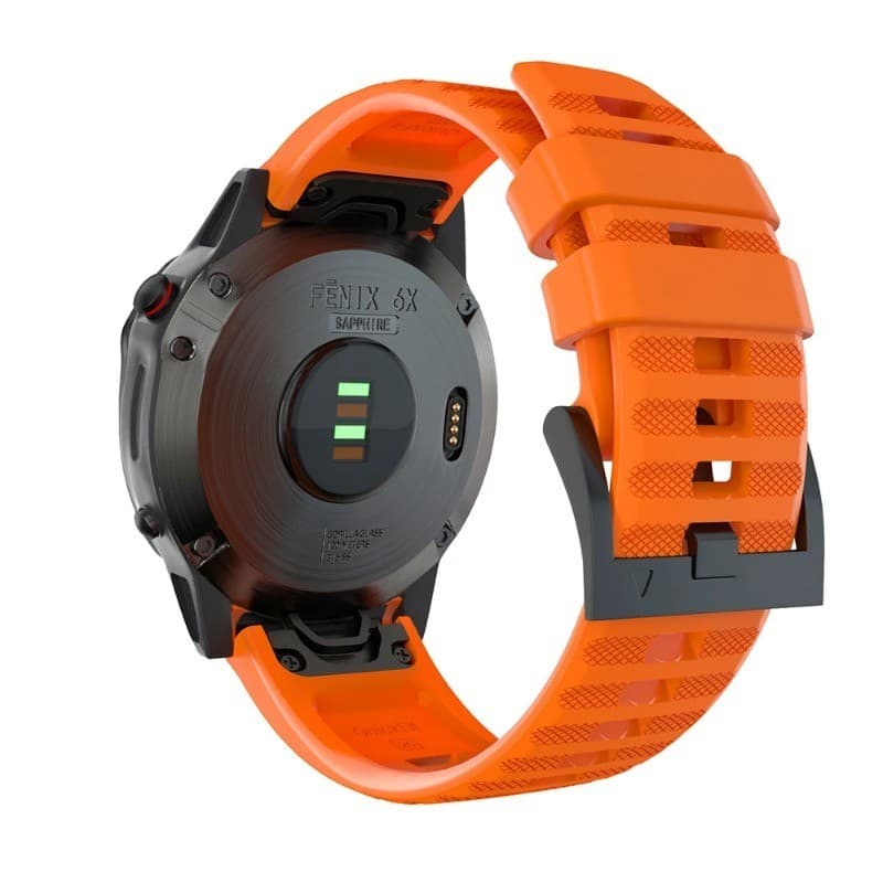 26 มม.22 มม.Quick Fit สายซิลิโคนสําหรับ Garmin Fenix 6X 6 7S 7X 7 Pro 47 51 มม.5X Epix Gen 2 forerunner 935 forerunner 945 สายนาฬิกาสร้อยข้อมือ รูปที่ 4