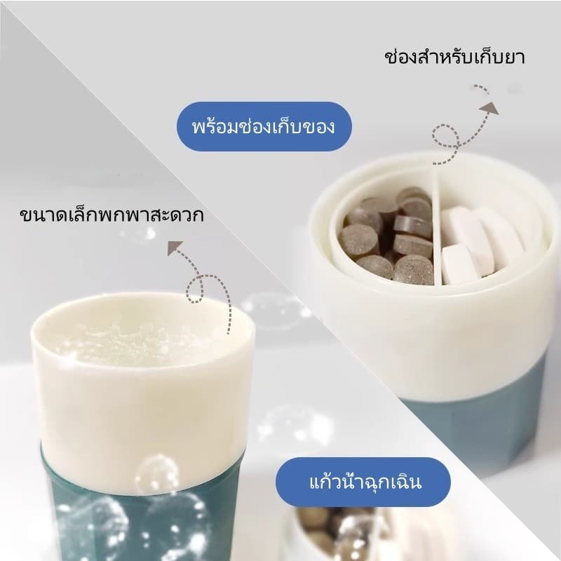 Sanli เครื่องบดกล่องยาขนาดเล็ก เครื่องบดและเครื่องบดย่อย/กล่องใส่ยาขนาดเล็กแบบพกพา/สำหรับใช้ในครัวเรือน รูปที่ 6