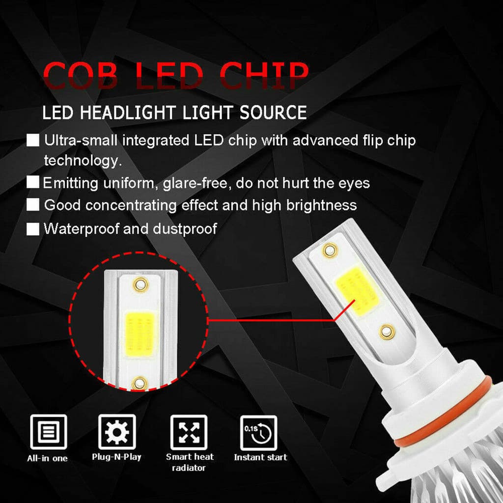 หลอดไฟหน้า LED ขั้วตรงรุ่น Nissan Big-M แสงขาว มีพัดลมในตัว H4 ราคาต่อ 1 คู่ รูปที่ 5