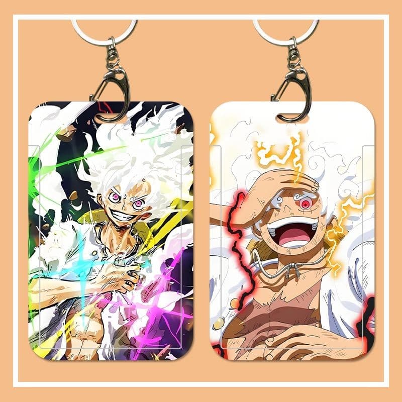 การ์ตูนเย็น ตัวการ์ตูนผู้ถือบัตรเครดิตกรณีบัตรป้ายนักเรียนพร้อมสายรัดข้อมืออุปกรณ์เสริม Identity สํานักงาน รูปที่ 3