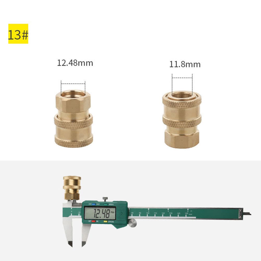 Hotwind 1/4 Quick Connect Coupler Adapter-Car Clean Washing Pressure Washer Connector รูปที่ 8