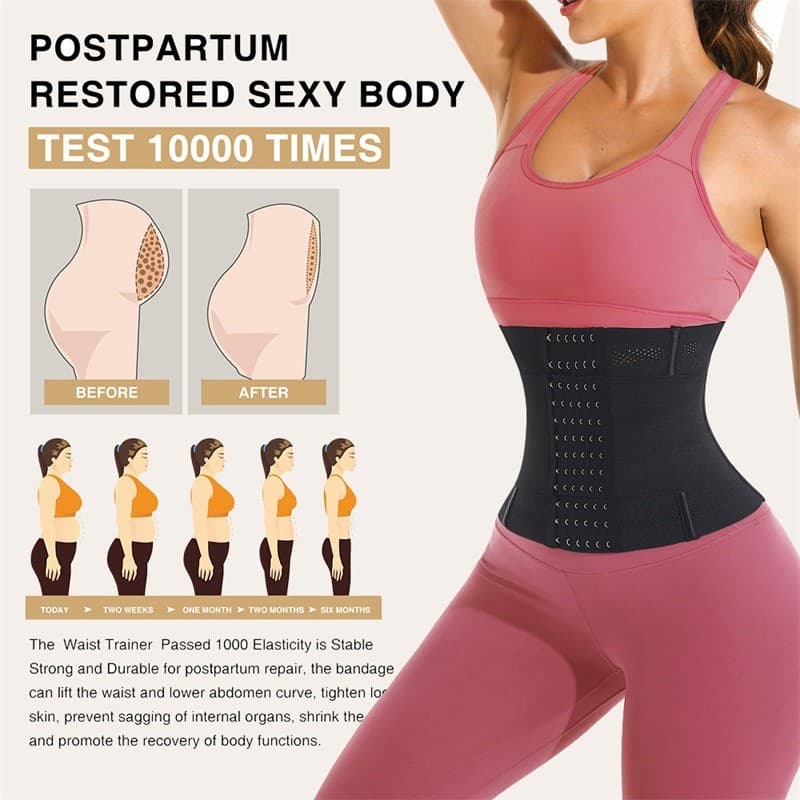 พร้อมแล้ว เข็มขัดรัดเอว ปรับเปลี่ยนท่าทาง Body Shaper ปรับเปลี่ยนท่าทาง การป้องกันเอว ยืดหยุ่น สลิม กระชับสัดส่วน รูปที่ 5