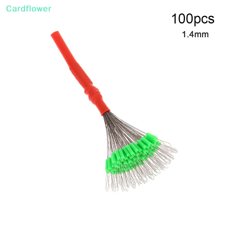 <Cardflower> 100 ชิ้น S/SS/SSS/M/L/LL Anti-wrap Beans Float ตกปลา Bobber ซิลิโคน Stopper Space Bean Connector สายตกปลา Tackle บนขาย รูปที่ 6