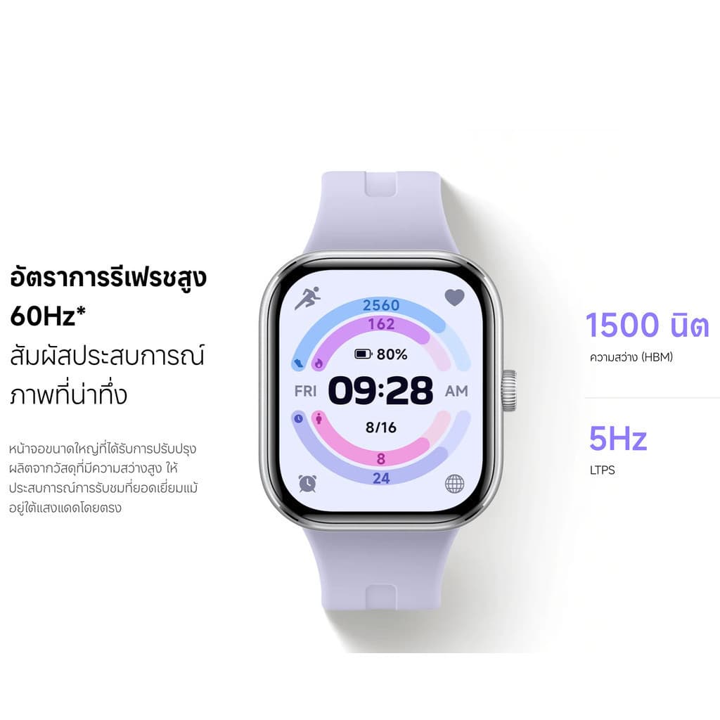 XIAOMI REDMI WATCH 5 / WATCH 5 LITE / WATCH 5 ACTIVE นาฬิกาอัจฉริยะ สมาร์ทวอทช์ โทรได้ กันน้ำ 5ATM รูปที่ 5