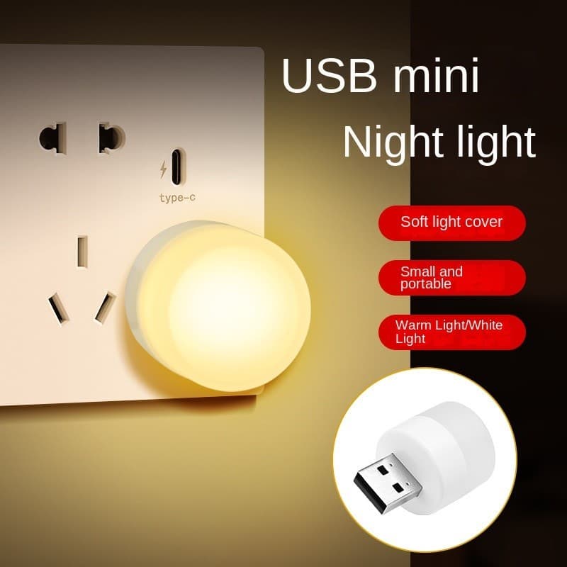 OEING ไฟกลางคืนขนาดเล็ก USB รูปที่ 2