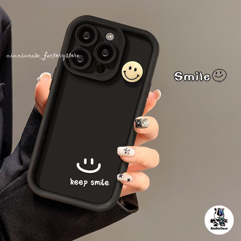 ส่งจากไทย ตุ๊กตายิ้ม เคสโทรศัพท์มือถือ For iPhone 11 12 13 14 15 Pro Max XR X XS Max 6 7 8 Plus SE Soft Silicone เคส รูปที่ 4