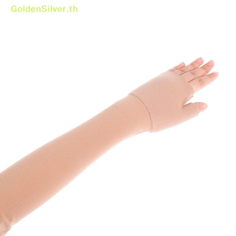 Goldensilver โพสต์ Mastectomy การบีบอัดแขนยืดหยุ่น Anti บวม Lymphedema แขน TH รูปที่ 6