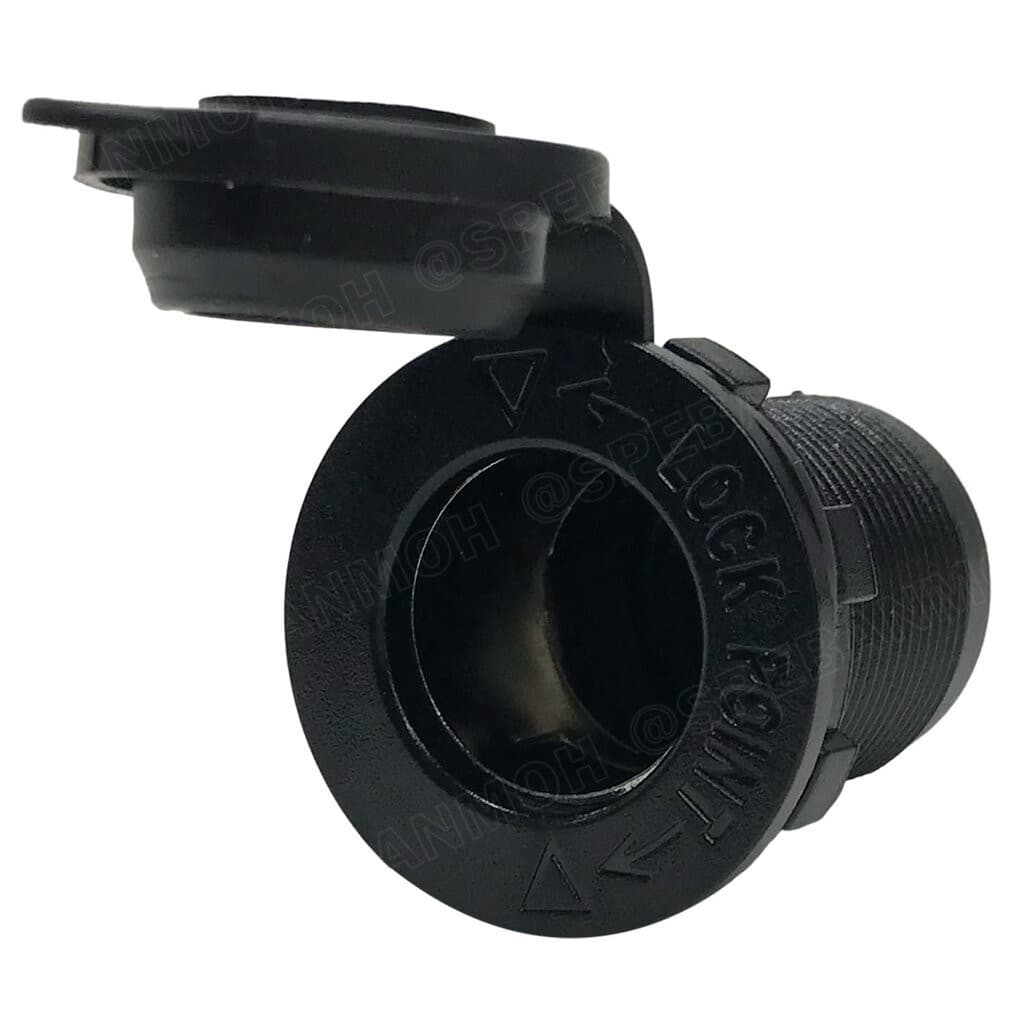 CLTF-006 เต้ารับ DC Socket 12V 24V 20A Max สำหรับปลั๊กจุดบุหรี่ Cigarette Lighter Socket with protective ca... รูปที่ 4