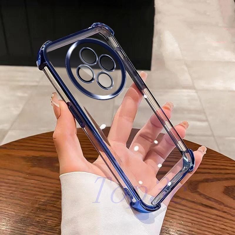 เคส OPPO Reno 12F 5G เคสโทรศัพท์โปร่งใสป้องกันการตกสี่มุม SJDK รูปที่ 6