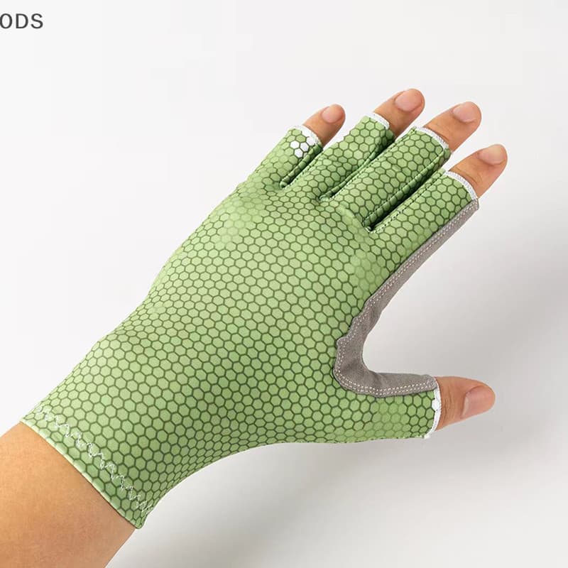Ods ถุงมือตกปลาครึ ่ งนิ ้ ว Anti-sg ถุงมือออกกําลังกายทนต ่ อการสึกหรอ Anti-cutg Breathable ลื ่ นอุปกรณ ์ ตกปลากลางแจ ้ ง OD รูปที่ 6