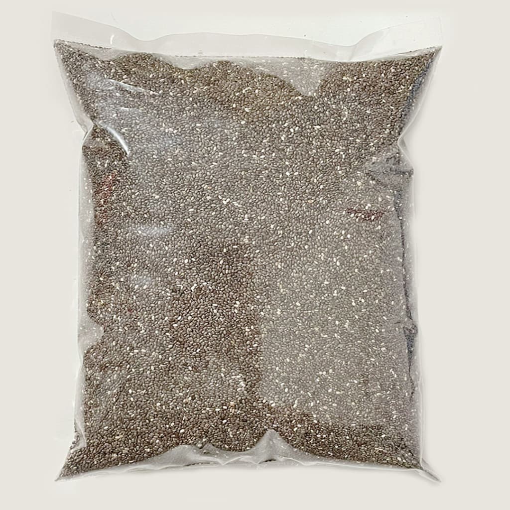 เมล็ดเจีย เชีย chia seed เต็มเมล็ด อิ่มนาน ผลิตใหม่ น้ำหนักรวม 300 กรัม ตราเต่า รูปที่ 2
