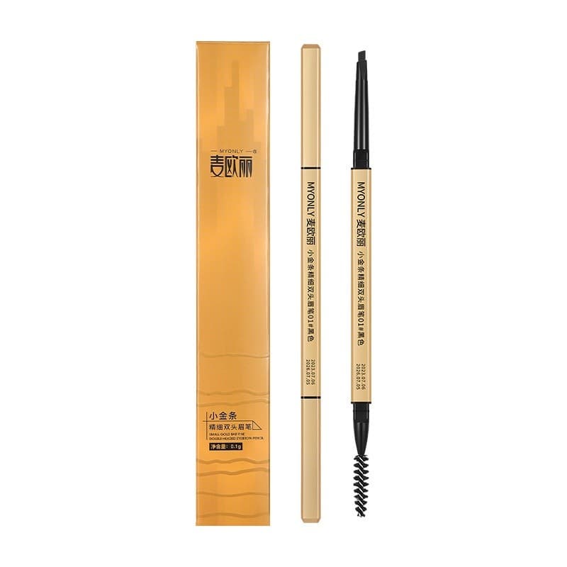 ขายร้อนราคาส่งถูกที่สุด!ดินสอเขียนคิ้วกันน้ำ 2 in 1 หัวเรียวเล็ก มีแปรงปัดคิ้วในตัว ติดทนนาน สีน้ำตาลเข้มธรรมชาติ รูปที่ 9