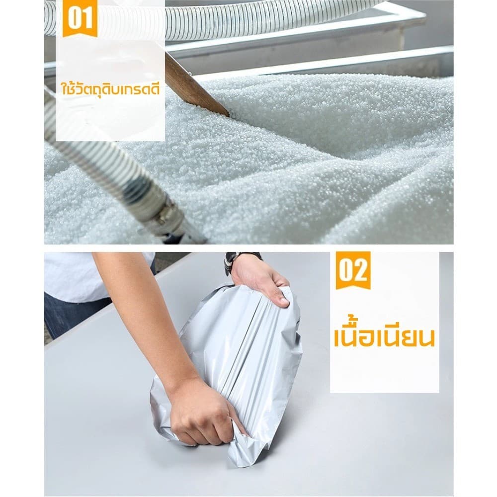 ถุงไปรษณีย์ 1000ใบ สีดำ ซองไปรษณีย์ ราคาขายส่ง ซองไปรษณีย์พลาสติก ถุงพัสดุ ถุงไปรษณีย์พลาสติก ซองพลาสติกกันน้ำ รูปที่ 2