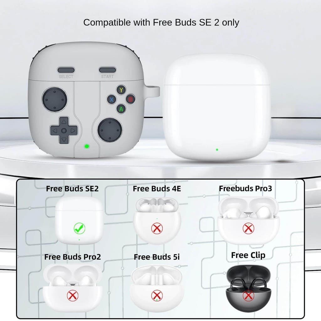 กรณีสําหรับ Huawei FreeBuds SE 2 Capa 3D เกมคอนโซลออกแบบหรูหราซิลิโคนเหลว รูปที่ 2