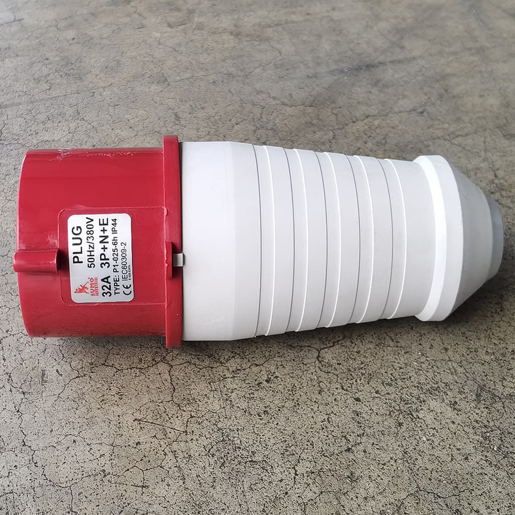 พาวเวอร์ปลั๊ก 3สาย 5ขา 32A รุ่น P1-025-6H SUMO 3P+N+E 16A 380V 3 Phase IP67 รูปที่ 2
