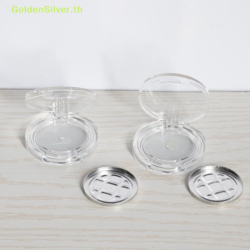 Goldensilver กล่องเปล่า 2.5 กรัม สําหรับใส่เครื่องสําอาง อายแชโดว์ บลัชออน รองพื้น TH รูปที่ 4