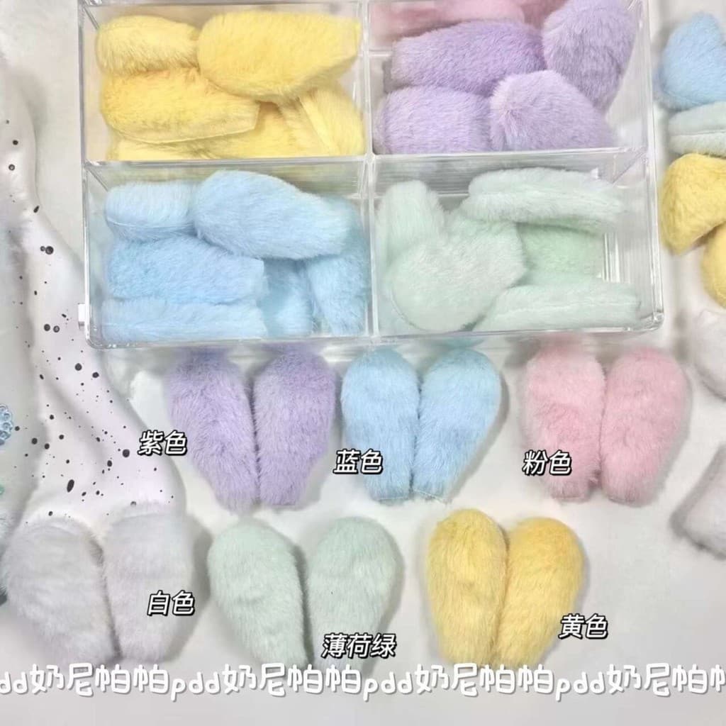 หูตกแต่ง DIY วัสดุเสริม พัดลมลูกไม้ฝาครอบบัตรแฮนด์เมดอุปกรณ์เสริม รูปที่ 6