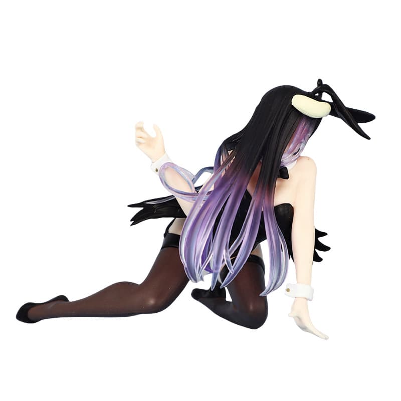 ฟิกเกอร์อนิเมะนเรศวรเดสก์ท็อปขนาด 10 ซม. Albedo Bunny Ver. คอลเลกชันรูปการกระทําพีวีซีรุ่นผู้ใหญ่ของเล่นแฟนเพื่อนของขวัญวันเกิด รูปที่ 7