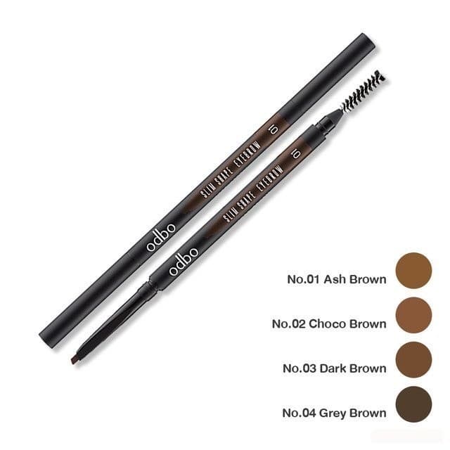 แท้/ถูกที่สุด/ไลฟ์ทุกวันOD703 Slim Shape Eyebrow Auto Pencil 0.1g. โอดีบีโอ สลิม เชป อายบราว ออโต้ เพ็นซิล ดินสอเขีย รูปที่ 9