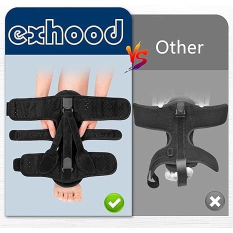 Sriei 1PCS Plantar Fasciitis Night Splint อัพเกรด Plantar Fasciitis Brace Dual ที่มีประสิทธิภาพ Plantar Fasciitis บรรเทา Achilles Tendonitis เท้า Drop ส้นปวด รูปที่ 7