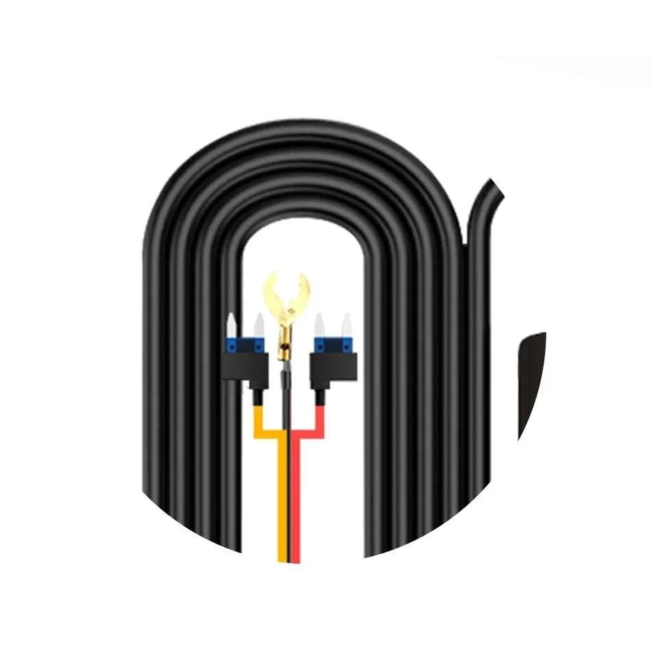 2/3 Core Car Hardwire Kit สําหรับรถยนต์ DVR Mini หรือ TYPE-C USB Car Charger สําหรับ Dash Cam Reaview กระจก 24H การตรวจสอบที่จอดรถ รูปที่ 3