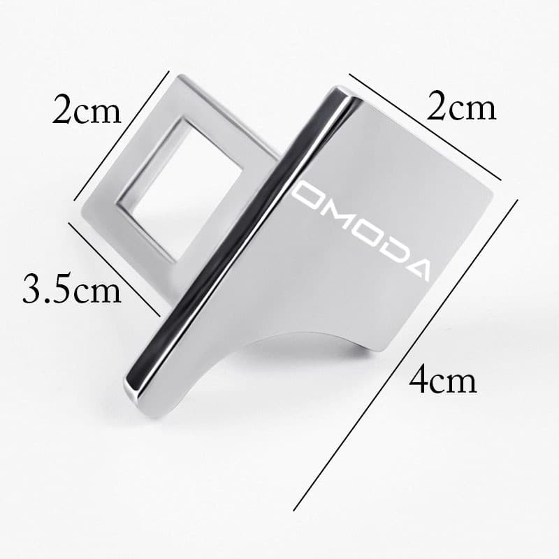Omoda สังกะสีอัลลอยด์ซ่อนรถความปลอดภัยเข็มขัดนิรภัยหัวเข็มขัดคลิปใหม่พลังงานยานพาหนะนาฬิกาปลุกกําจัดสําหรับ Omoda Chery Omoda E5 รูปที่ 9